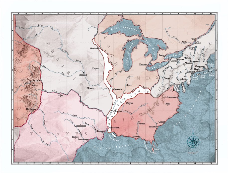 A Map of Red Queen's Kingdom of Norta A Map of Red Queen's Kingdom of Norta